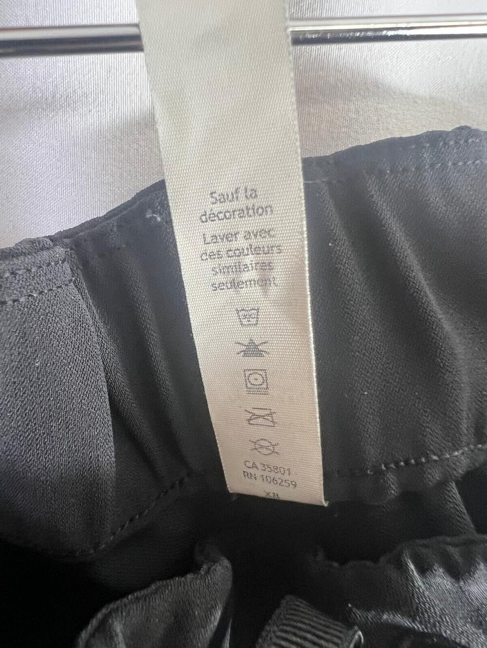 Lululemon Black and Olive Wide-Leg Pants 14 Comfortable Casual - Picture 5 of 13